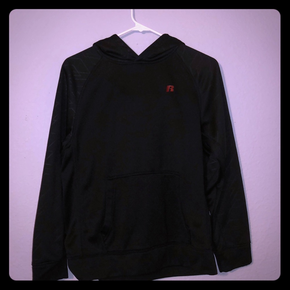 Russel black hoodie